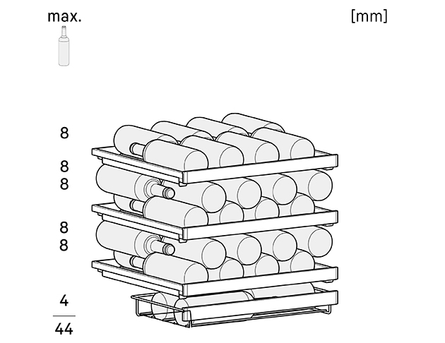 全嵌式單溫酒櫃UWgb3631
